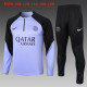 23-24 PSG High Quality Kids Half Pull Tracksuit