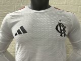24-25 Flamengo Away Long Sleeve Player Version Soccer Jersey