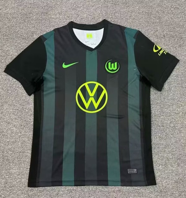 24-25 VfL Wolfsburg Away Fans Soccer Jersey
