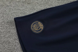 24-25 PSG Royal Blue Training Short Suit (100%Cotton)纯棉