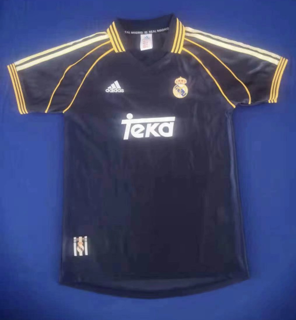 1999-2000 RMA Away Retro Soccer Jersey