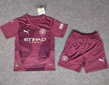 24-25 Man City Third Kids Soccer Jersey