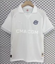 24-25 Marseille White 125th Anniversary Fans Soccer Jersey