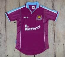 1999-2001 West Ham Home Retrot Soccer Jersey
