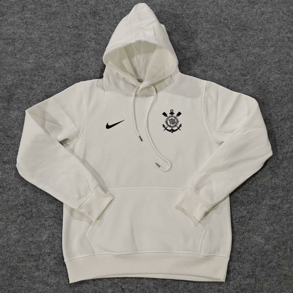 2024 Corinthians White Fleece Hoodie