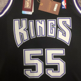 2001 Kings WILLIAMS #55 Black Retro Top Quality Hot Pressing NBA Jersey
