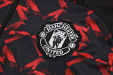 24-25 Man Utd High Quality Half Pull Tracksuit
