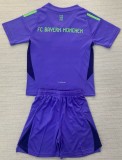 24-25 Bayern Purple GoalKeeper Adult Suit