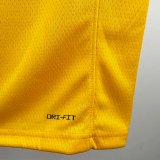 22-23 LAKERS KAZUHA #18 Yellow Top Quality Hot Pressing NBA Jersey