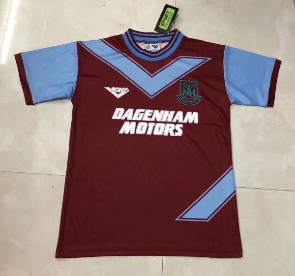 1993-1995 West Ham Home Retro Soccer Jersey