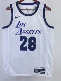 22-23 LAKERS HACHIMURA #28 White City Edition Top Quality Hot Pressing NBA Jersey