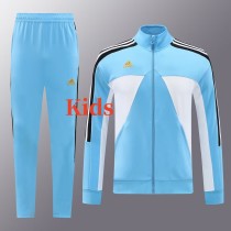 2024 AD Blue Kids Jacket Tracksuit