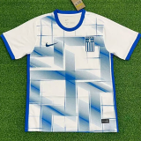 23-24 Greece Home Fans Soccer Jersey