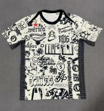 24-25 Club America Beige Black Training shirts