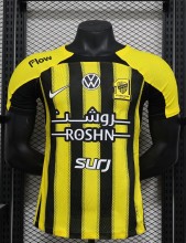 24-25 Ittihad Club Home Print All Sponsor Player Soccer Jersey