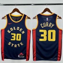 24-25 WARRIORS CURRY #30 Royal blue City Edition Top Quality Hot Pressing NBA Jersey