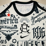 24-25 Club America Beige Black Long Sleeve Training shirts