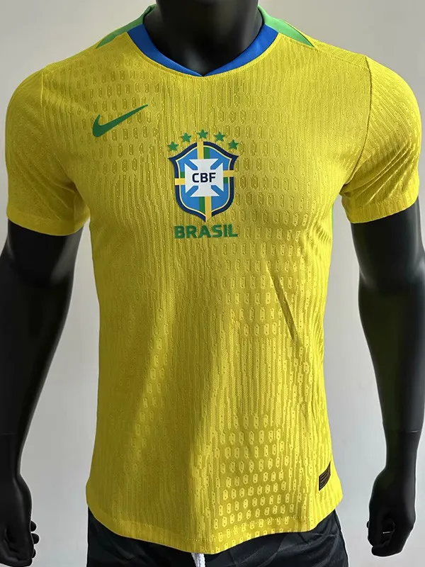 25-26 Brazil Yellow Special Edition Player Version Soccer Jersey