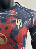 25-26 Man Utd Red Black Player Version Training shirts