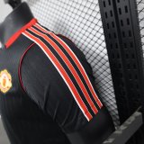 25-26 Man Utd Black Casual Special Edition Player Version Soccer Jersey