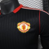 25-26 Man Utd Black Casual Special Edition Player Version Soccer Jersey