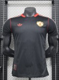 25-26 Man Utd Black Casual Special Edition Player Version Soccer Jersey
