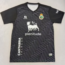 24-25 Racing de Santander Black Goalkeeper Soccer Jersey