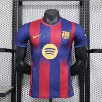 25-26 BAR Home Player Version Soccer Jersey