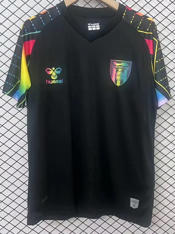 24-25 Sunderland Black Special Edition Fans Soccer Jersey