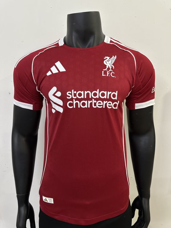25-26 LIV Home Player Version Soccer Jersey