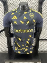 25-26 Boca Juniors Grey Player Version Soccer Jersey