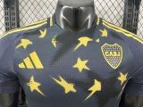 25-26 Boca Juniors Grey Player Version Soccer Jersey