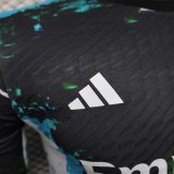 25-26 RMA Black Green Special Edition Player Version Soccer Jersey