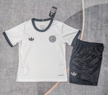 24-25 Germany White 125th Anniversary Kids Soccer Jersey