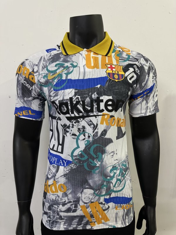 25-26 BAR Special Edition Player Version Training Shirts *黑涂鸦