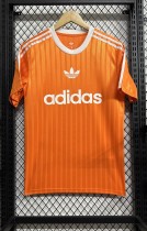 2025 AD Casual Orange Fans Training shirts *三叶草