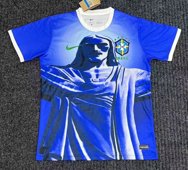 25-26 Brazil Blue Special Edition Fans Soccer Jersey
