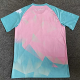 25-26 Morocco Pink Blue Special Edition Fans Soccer Jersey