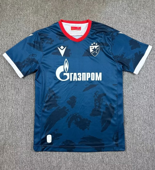 25-26 Red Star Belgrade Away Fans Soccer Jersey