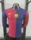 24-25 BAR Home Long Sleeve Player Soccer Jersey*空白版本