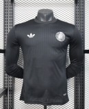 24-25 Germany Black 125th Anniversary Long Sleeve Player Version Soccer Jersey (长袖球员)