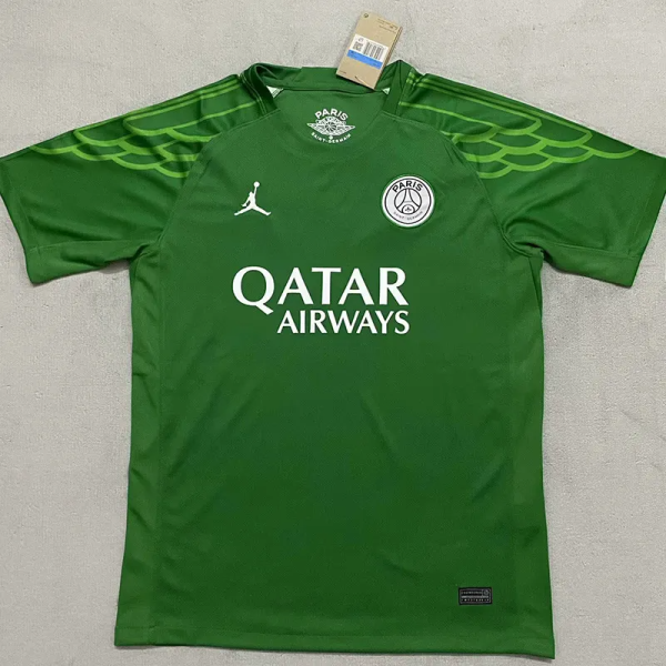 24-25 PSG Green Goalkeeper Fans Soccer Jersey
