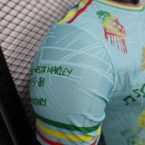 25-26 Aja× Blue Special Edition Player Version Soccer Jersey