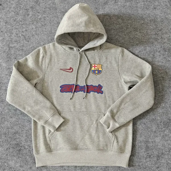 25-26 BAR Gray Hoody (加绒)彩标