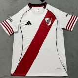 25-26 River Plate Home Fans Soccer Jersey