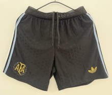 24-25 Argentina Black 50th Commemorative Edition Player Version Shorts Pants