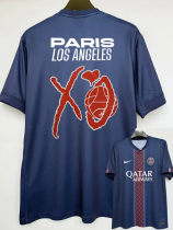 25-26 PSG Home Print Paris Los Angeles XO Fans Soccer Jersey
