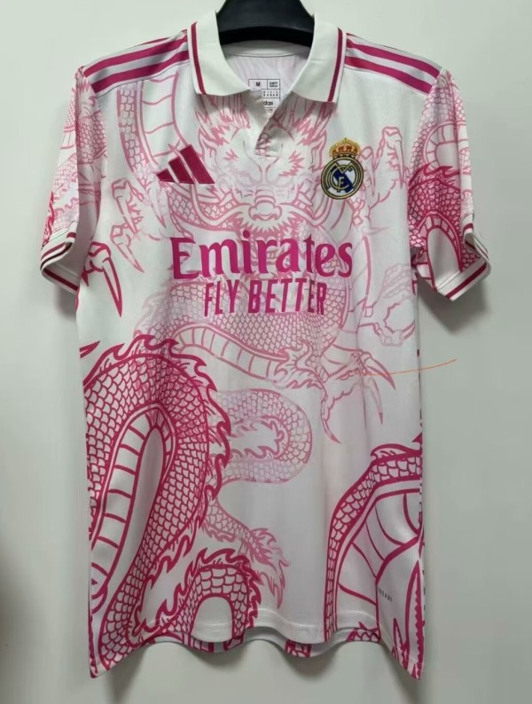 25-26 RMA White Pink Special Edition Training Shirts