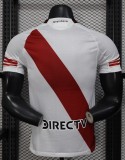25-26 River Plate Home Player Version Soccer Jersey*带广告
