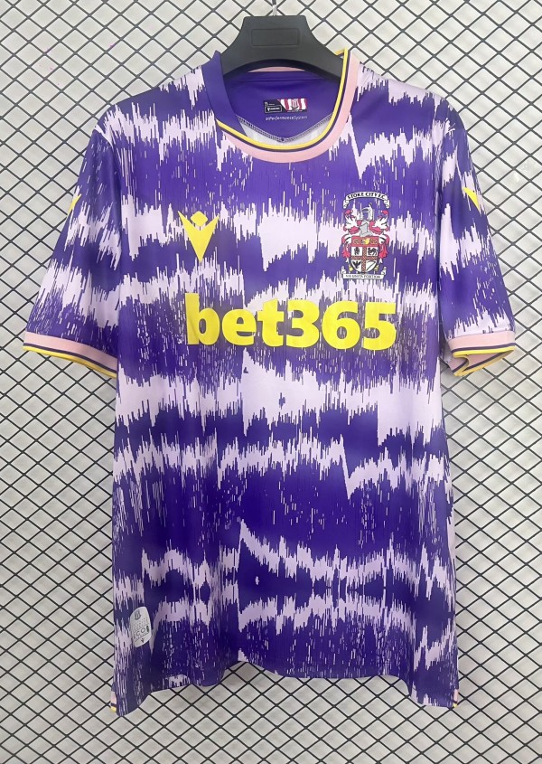 25-26 Stoke City Away Fans Soccer Jersey